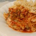 dvyvb's cooksnap of when they made アジと春キャベツのトマト煮.