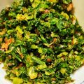 Macaw's cooksnap of when they made セロリの葉でもう１品♪セロリの葉の和え物.