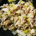 dansigohan's cooksnap of when they made 豚と白菜のコッテリ丼.