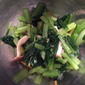 ばーこ４３'s cooksnap of when they made 小松菜としめじの料亭風おひたし.