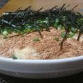 ダイナマイト漆黒's cooksnap of when they made 長芋と豆腐と明太子の混ぜ焼き.