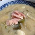ちゃぎー's cooksnap of when they made 根菜とシーチキンの酒粕汁✿.