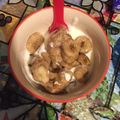 クックBNQ5PD☆'s cooksnap of when they made 超簡単ダイエット冷凍バナナ無糖ヨーグルト.