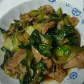 Mαru☆'s cooksnap of when they made 簡単！豚肉と青梗菜のオイスターソース炒め.