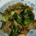 Mαru☆'s cooksnap of when they made 簡単！豚肉と青梗菜のオイスターソース炒め.