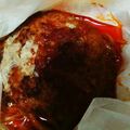 カラえり's cooksnap of when they made 元ステーキ職人直伝包み焼き豆腐ハンバーグ.