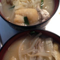ムーヒツジ's cooksnap of when they made もやしと舞茸の味噌汁.