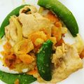 ♪チビひなた♪'s cooksnap of when they made 豚こまとにんじんのごま味噌炒め☆作り置に.