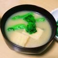 碧ao's cooksnap of when they made 白菜の菜花のお味噌汁.