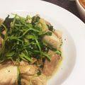 ミルクガラス's cooksnap of when they made 鶏モモ肉と豆苗の炒め物.