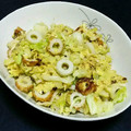 ＊なぁ＊'s cooksnap of when they made 簡単おかず！ちくわとキャベツの卵とじ.