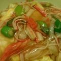 kam嫁's cooksnap of when they made 簡単！天津飯☆カニかま餡だく.