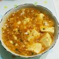 おけ～はん's cooksnap of when they made 白菜マーボー豆腐.