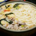 旦那は皿洗い's cooksnap of when they made ほうれん草とお楽しみ巾着のお鍋.
