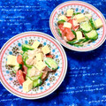 ふたごゆき's cooksnap of when they made トマトときゅうりツナチーズマヨ和え.