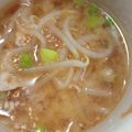 黒こっぺ's cooksnap of when they made めちゃ旨！豚もやしスープ.