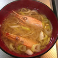 ゆりYO船長's cooksnap of when they made 南蛮海老（甘海老）の頭を使ってお味噌汁.