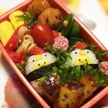 3chan。's cooksnap of when they made コケぴよ親子巻きおにぎり☆キャラ弁.