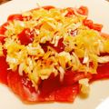 ☆糖質減らしてます☆'s cooksnap of when they made 簡単おつまみ♡マグロの中華風カルパッチョ.