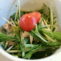 sakorinrin's cooksnap of when they made アボカドと水菜の和風サラダ.