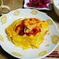 ちぃちゃんの新米ママ's cooksnap of when they made 簡単美味しい♪炊飯器deオムライス！.