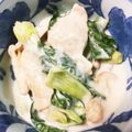 すみれのの's cooksnap of when they made 【農家のレシピ】チンゲンサイのクリーム煮.