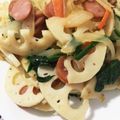 クックNBFUQG☆'s cooksnap of when they made レンコンとほうれん草のベーコン炒め.
