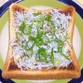 女帝蜂蜜✨料理研究所's cooksnap of when they made ごま香る～♡しらすとチーズのトースト.