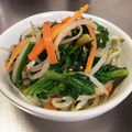 やきいもぐおー's cooksnap of when they made レンジで簡単三色ナムル.