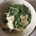 みどりんm707m's cooksnap of when they made 水菜 大量消費 りんごサラダ.