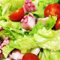 いと's cooksnap of when they made タコとトマトレタスのサラダ.