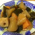 suriママ's cooksnap of when they made 【分量あり】大根とレンコンの煮物.