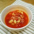 cafelinen's cooksnap of when they made 春キャベツと新じゃがのミネストローネ.