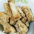 たぬぴぃ★'s cooksnap of when they made 余りパン耳で☆給食の揚げパン風.