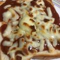 そうまママ☆'s cooksnap of when they made 余ったサルサソースで～サルサピザ.