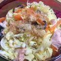リラシャン's cooksnap of when they made レンジで簡単★鮭とキャベツのマガポン♪.