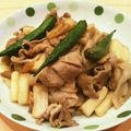 あーこ姐's cooksnap of when they made 豚肉と長いも塩麹オイスターソース炒め.