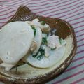 ゆ・ふママ's cooksnap of when they made カブと鶏胸肉のゴマたっぷりマヨサラダ〜★.