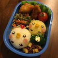 minch＊＊'s cooksnap of when they made ＊キャラ弁＊とても簡単＊にわとりとひよこ.