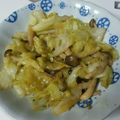 Mαru☆'s cooksnap of when they made キャベツとしめじのオイスター炒め.