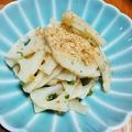 ろくチャン's cooksnap of when they made シャキシャキ食感！れんこんの梅肉和え.
