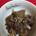 rikihaha's cooksnap of when they made 黒こしょう香る☆牛肉とごぼうの時雨煮.