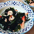 かわゆう1211's cooksnap of when they made 簡単★わかめとカニカマの和え物.