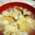 （・×・）♪'s cooksnap of when they made あさりがふっくら～食べるあさりのお味噌汁.