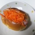 mimibox33's cooksnap of when they made 燻製屋ウインナーのバインミーサンド.