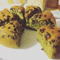 こりんU・x・U's cooksnap of when they made お節の残った黒豆de超簡単抹茶ケーキ♪.