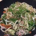 グン0125's cooksnap of when they made 具沢山！大人の簡単めんつゆ焼きうどん.