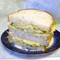 龍青空ママ's cooksnap of when they made アボカド卵とチーズのサンドイッチ♪.