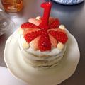 クックX7JFH6☆'s cooksnap of when they made １歳の誕生日♡離乳食ケーキ.