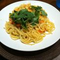 Nekokame's cooksnap of when they made パクチー香る〜ぺペロンチーノ*アジアン.